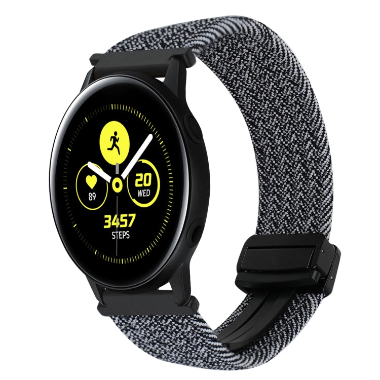 20mm Magnetic Buckle Braided Watch Strap, For Samsung Galaxy Watch Active