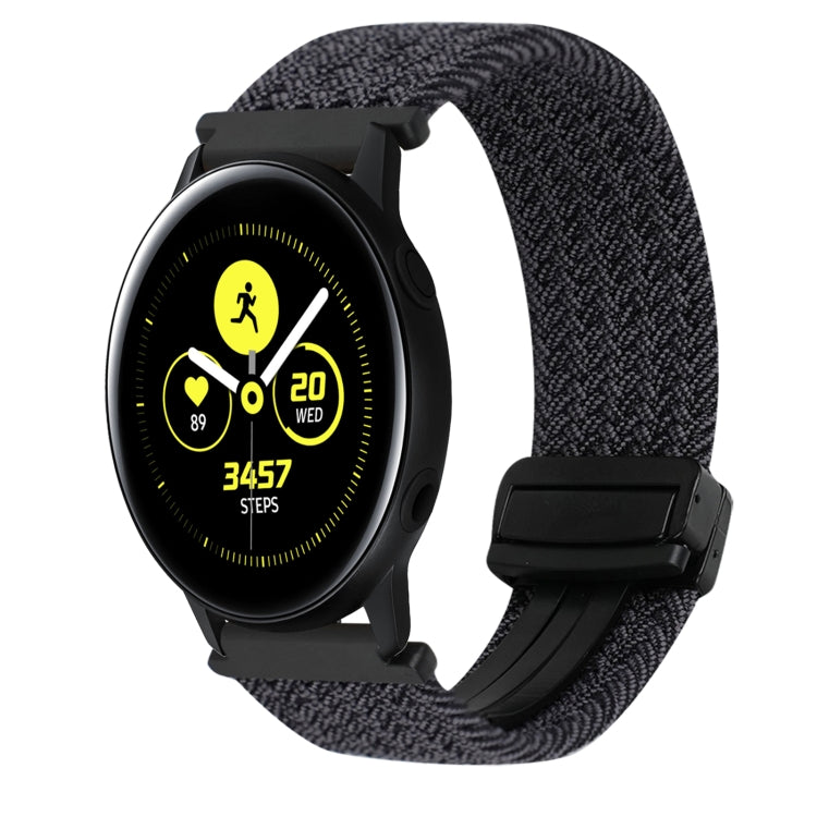 20mm Magnetic Buckle Braided Watch Strap, For Samsung Galaxy Watch Active