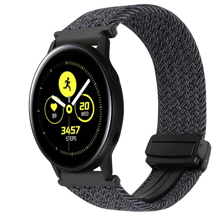 20mm Magnetic Buckle Braided Watch Strap, For Samsung Galaxy Watch Active
