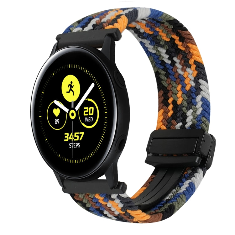 20mm Magnetic Buckle Braided Watch Strap, For Samsung Galaxy Watch Active