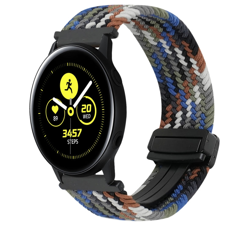 20mm Magnetic Buckle Braided Watch Strap, For Samsung Galaxy Watch Active