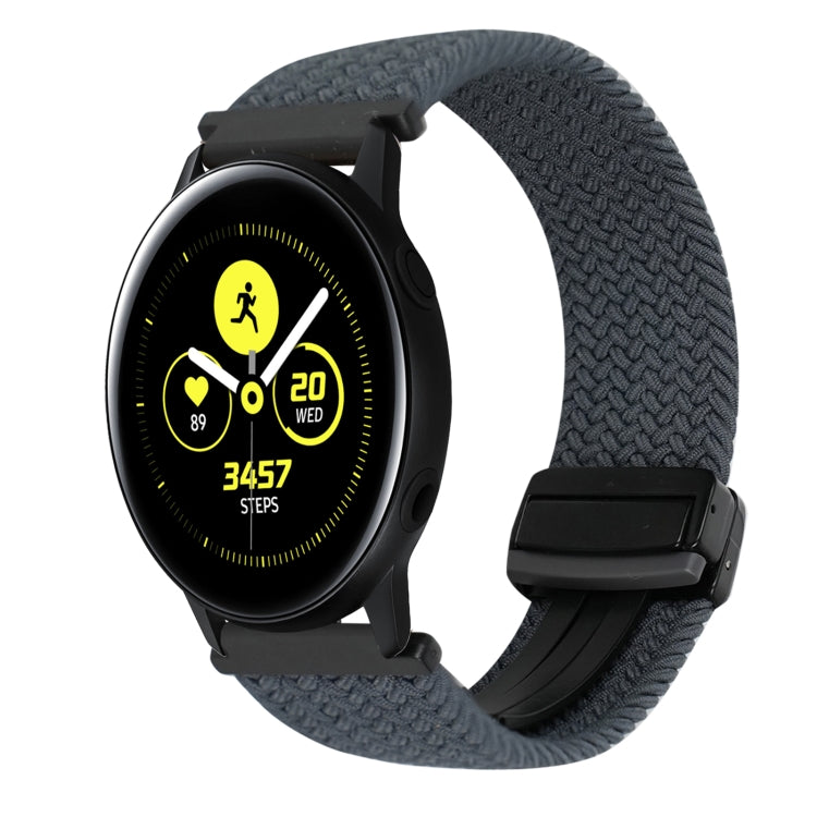 20mm Magnetic Buckle Braided Watch Strap, For Samsung Galaxy Watch Active