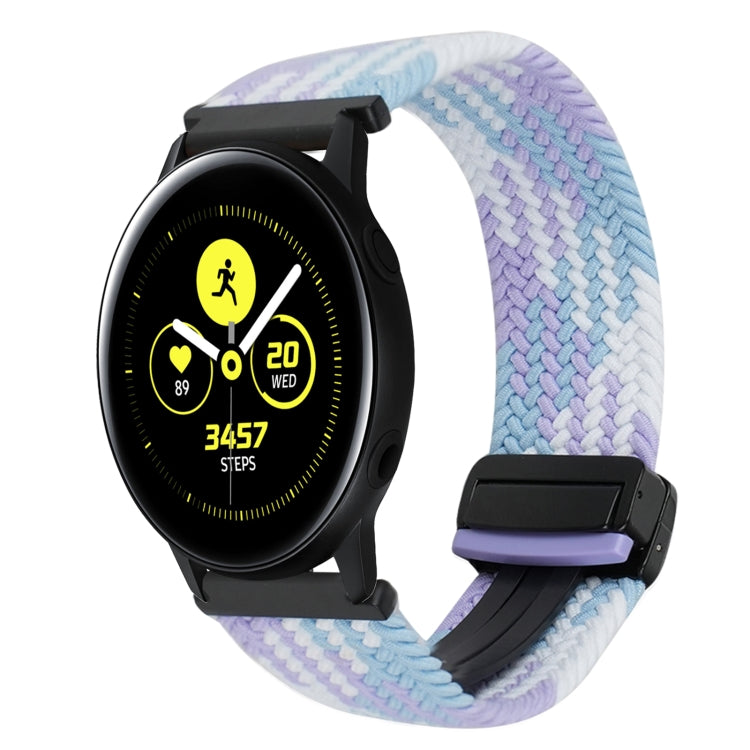 20mm Magnetic Buckle Braided Watch Strap, For Samsung Galaxy Watch Active