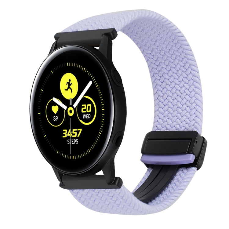 20mm Magnetic Buckle Braided Watch Strap, For Samsung Galaxy Watch Active