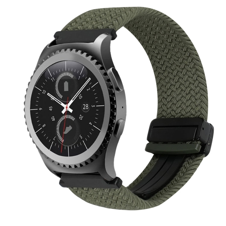 20mm Magnetic Buckle Braided Watch Strap, For Samsung Gear S2 Classic
