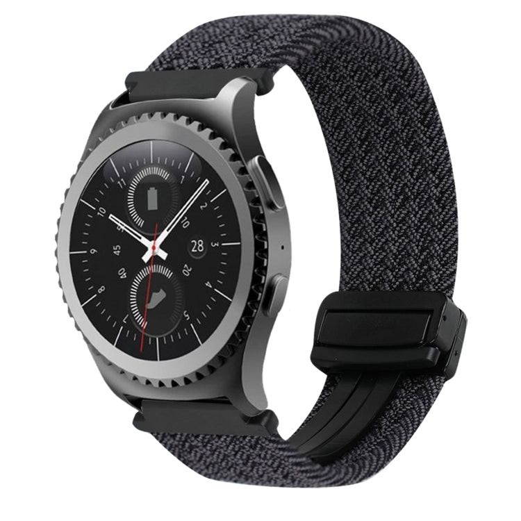20mm Magnetic Buckle Braided Watch Strap, For Samsung Gear S2 Classic