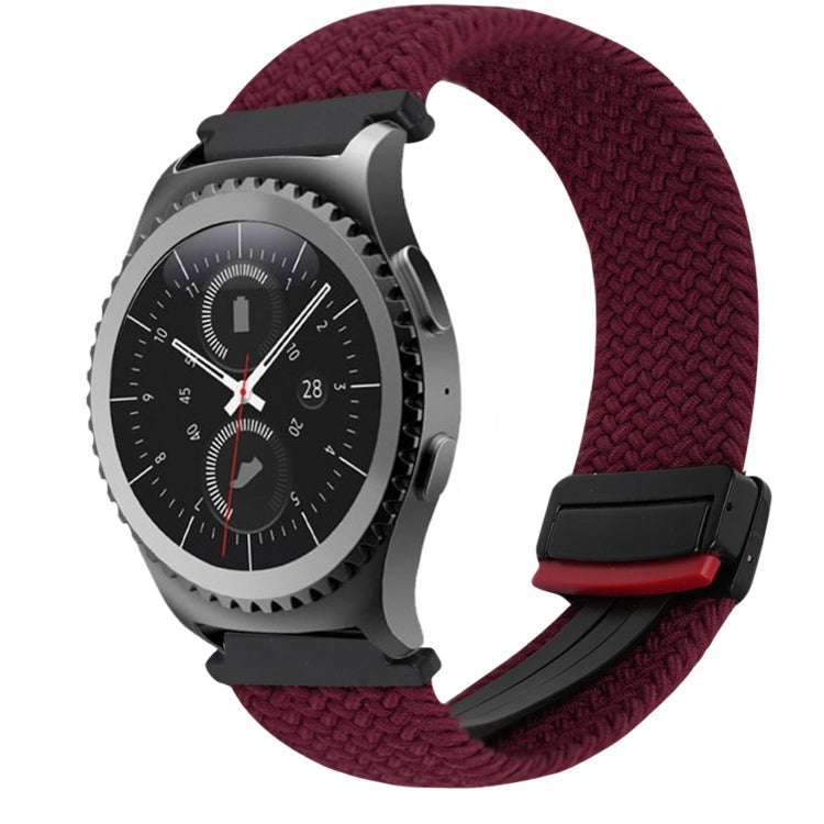 20mm Magnetic Buckle Braided Watch Strap, For Samsung Gear S2 Classic