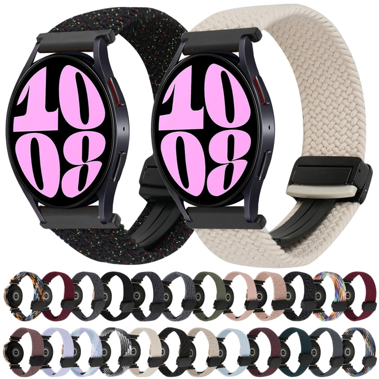 20mm Magnetic Buckle Braided Watch Strap, For Samsung Galaxy Watch 6