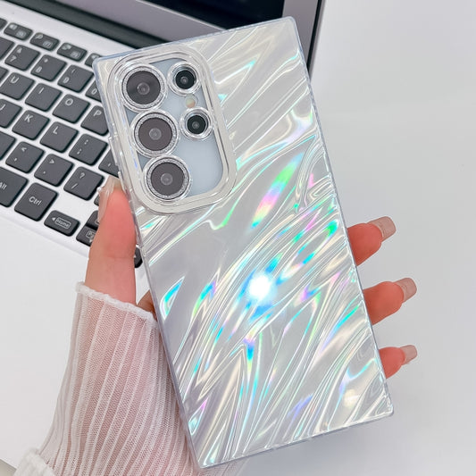 Plating Glitter Texture TPU Phone Case with Lens Film, For Samsung Galaxy A54 5G