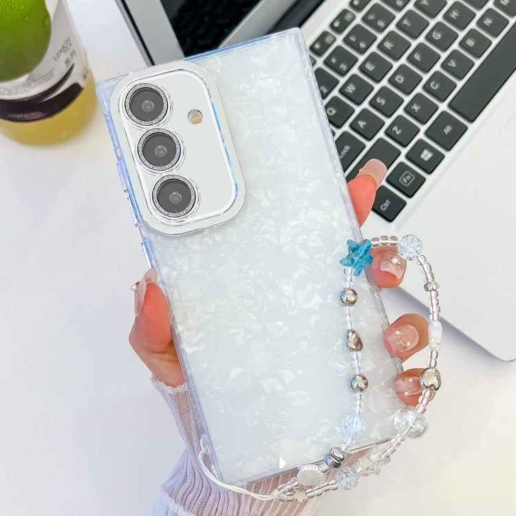 Plating Glitter Texture Chain Wristband TPU Phone Case with Lens Film, Series 14