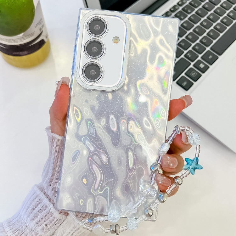 Plating Glitter Texture Chain Wristband TPU Phone Case with Lens Film, Series 14