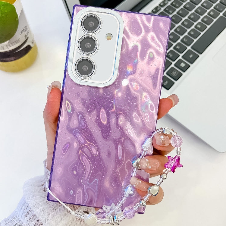 Plating Glitter Texture Chain Wristband TPU Phone Case with Lens Film, Series 14