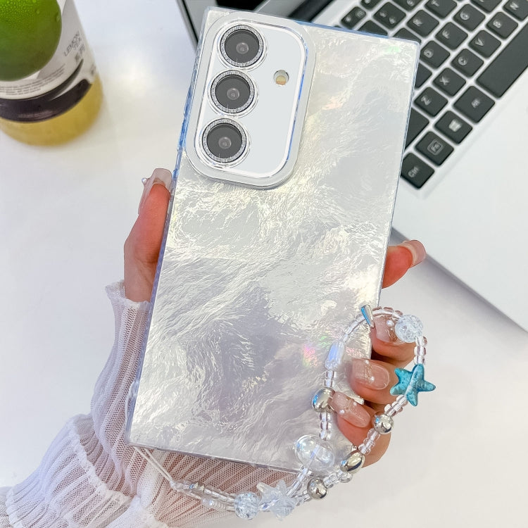 Plating Glitter Texture Chain Wristband TPU Phone Case with Lens Film, Series 14