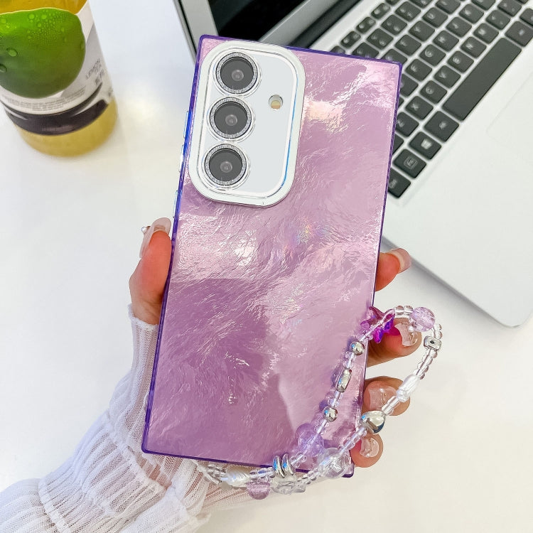 Plating Glitter Texture Chain Wristband TPU Phone Case with Lens Film, Series 14