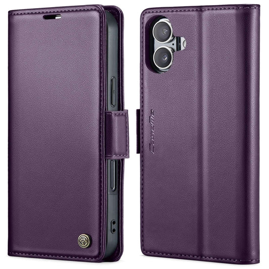 CaseMe 023 Butterfly Buckle Litchi Texture RFID Anti-theft Leather Phone Case