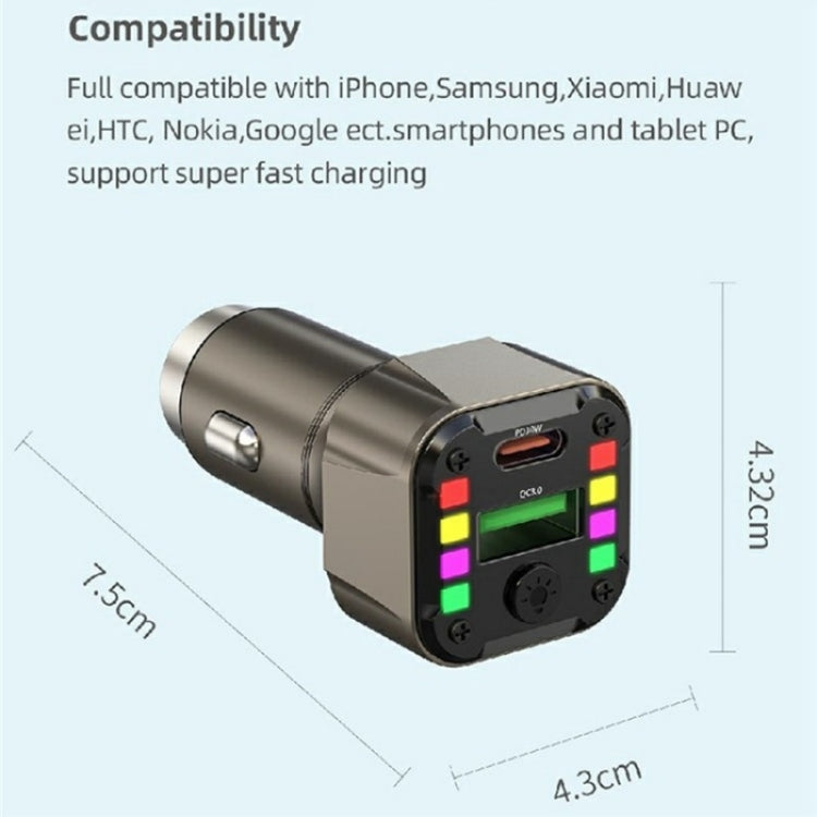 K24 Dual Ports Car Charging Adapter Car Charger PD 30W QC 3.0 Super Charger, K24