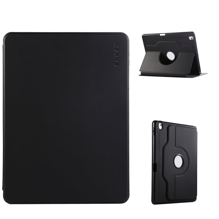 ENKAY 360 Rotation TPU Leather Smart Tablet Case with Pen Slot, For iPad Pro 13 2024, For iPad Pro 12.9 2022/ Air 13 2024, For iPad Air 11 2024 / Air 10.9 2022, For iPad Pro 11 2024, For iPad Pro 11 2022 / 2021 / 2020, For iPad Air 10.5 / Pro 10.5 / 10.2