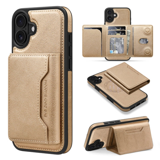 Shield Multi-functional MagSafe Card Bag Phone Case, For iPhone 16, For iPhone 15 Pro Max, For iPhone 15 Pro