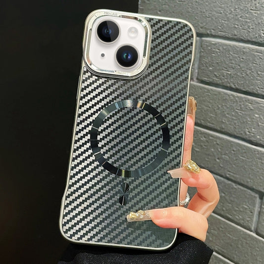 AG Carbon Fiber Frameless MagSafe Phone Case, For iPhone 14, For iPhone 14 Pro, For iPhone 14 Pro Max, For iPhone 13 Pro Max
