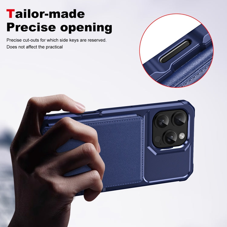 ENKAY Hat-Prince Card Slot Wallet TPU Back Leather Phone Case with Lens Film, For iPhone 16 Pro Max, For iPhone 16 Pro, For iPhone 16 Plus, For iPhone 16