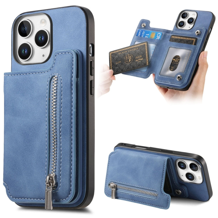 Retro MagSafe Zipper Wallet Card Bag Back Phone Case, For iPhone 11 Pro, For iPhone XR, For iPhone XS Max