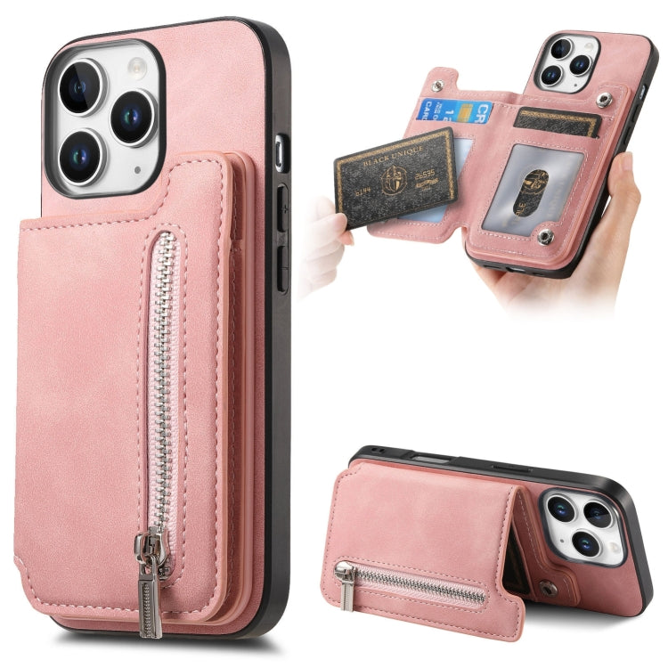 Retro MagSafe Zipper Wallet Card Bag Back Phone Case, For iPhone 11 Pro, For iPhone XR, For iPhone XS Max