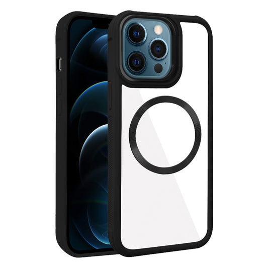 Plated CD Texture MagSafe Acrylic Hybrid TPU Phone Case, For iPhone 12 Pro Max, For iPhone 12 Pro, For iPhone 11 Pro Max, For iPhone 11