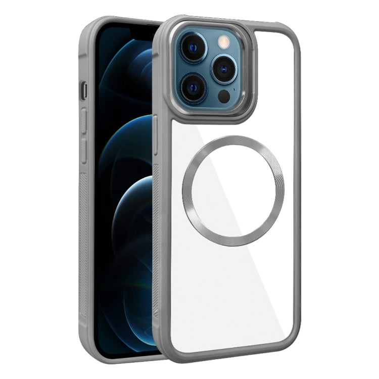 Plated CD Texture MagSafe Acrylic Hybrid TPU Phone Case, For iPhone 12 Pro Max, For iPhone 12 Pro, For iPhone 11 Pro Max, For iPhone 11