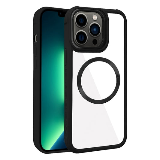 Plated CD Texture MagSafe Acrylic Hybrid TPU Phone Case, For iPhone 13 Pro Max, For iPhone 13 Pro, For iPhone 13, For iPhone 12