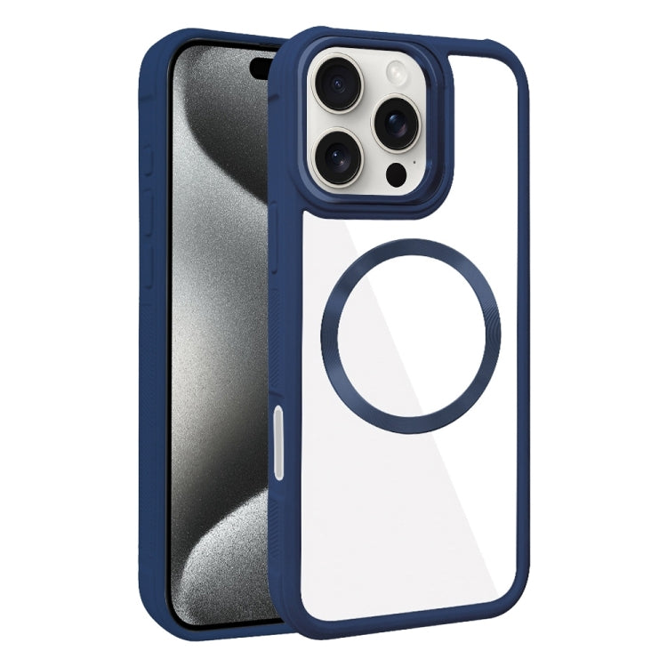 Plated CD Texture MagSafe Acrylic Hybrid TPU Phone Case, For iPhone 15 Pro Max, For iPhone 15 Pro, For iPhone 15 Plus, For iPhone 15
