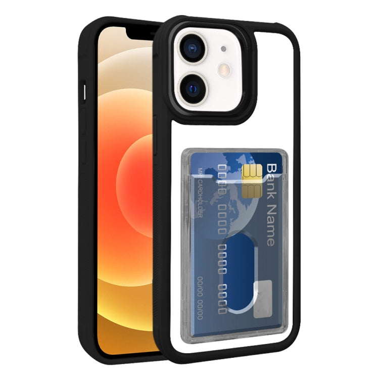 Electroplated Card Bag Acrylic Hybrid TPU Phone Case
