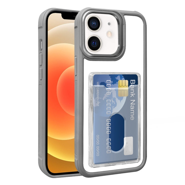 Electroplated Card Bag Acrylic Hybrid TPU Phone Case