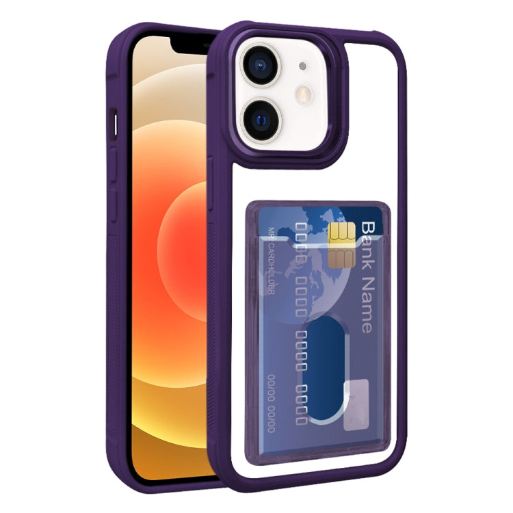 Electroplated Card Bag Acrylic Hybrid TPU Phone Case