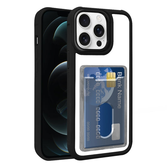 Electroplated Card Bag Acrylic Hybrid TPU Phone Case