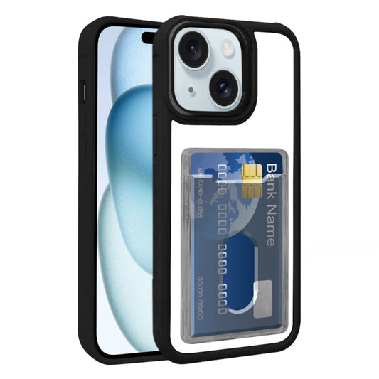 Electroplated Card Bag Acrylic Hybrid TPU Phone Case
