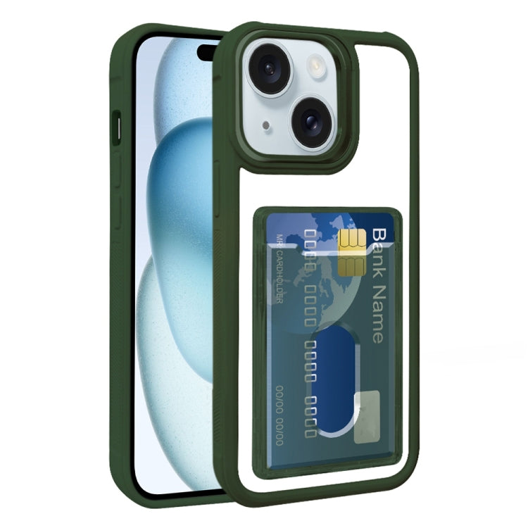 Electroplated Card Bag Acrylic Hybrid TPU Phone Case