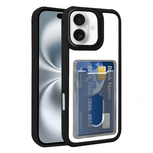 Electroplated Card Bag Acrylic Hybrid TPU Phone Case