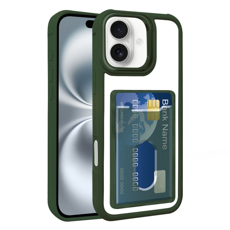 Electroplated Card Bag Acrylic Hybrid TPU Phone Case