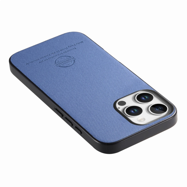 Twill Fabric Leather Skin Back Phone Case, For iPhone 11 Pro, For iPhone X / XS