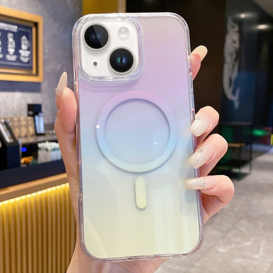 Gradient Transparent PC MagSafe Phone Case, For iPhone 15, For iPhone 14, For iPhone 14 Pro, For iPhone 14 Pro  Max, For iPhone 13 Pro Max, For iPhone 13 Pro