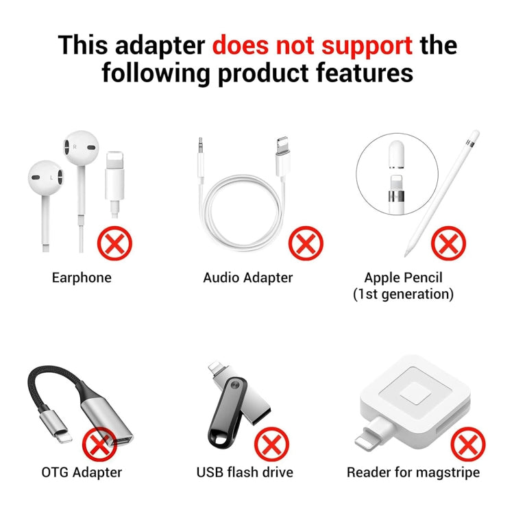 ENKAY ENK-AT121 Plastic 8 Pin to Type-C Data Transfer & Charging Adapter, 8 Pin to Type-C