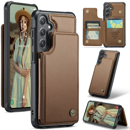 CaseMe C22 Card Slots Holder RFID Anti-theft Phone Case, For Samsung Galaxy S25+ 5G, For Samsung Galaxy S25 Ultra 5G