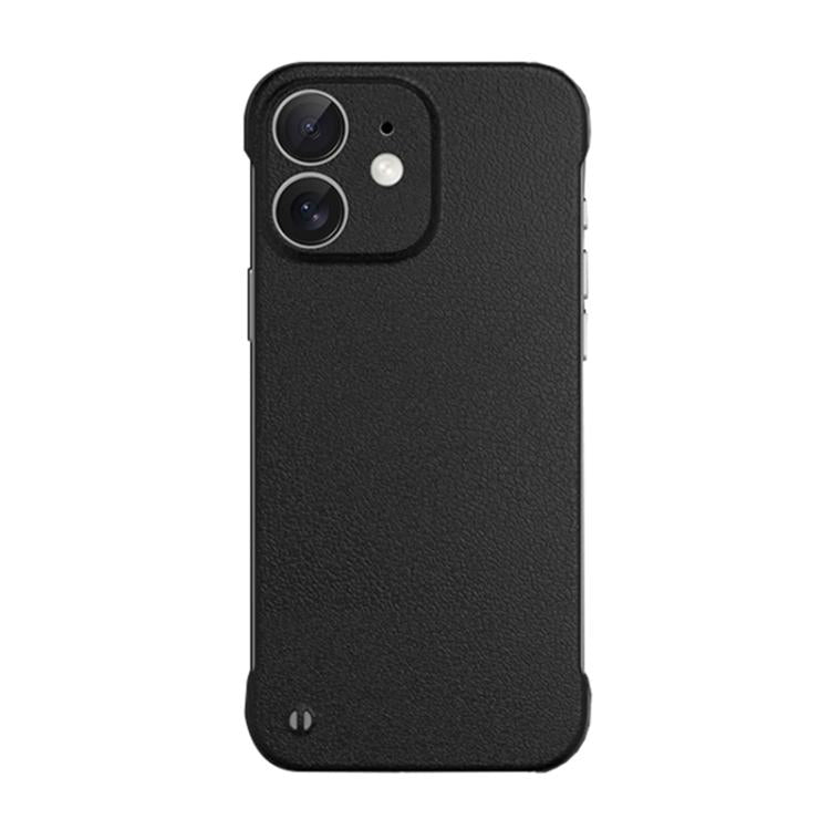 Frameless Litchi Texture PC Phone Case, For iPhone 11, For iPhone 11 Pro