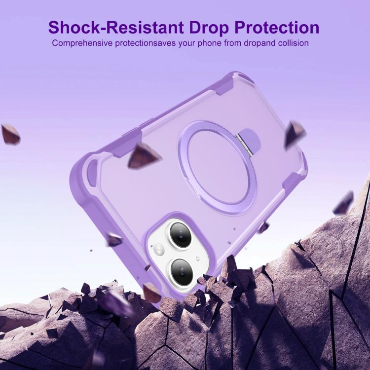 Yingcai Gears MagSafe Holder Shockproof Phone Case, For iPhone 15, For iPhone 14 Plus, For iPhone 14, For iPhone 14 Pro