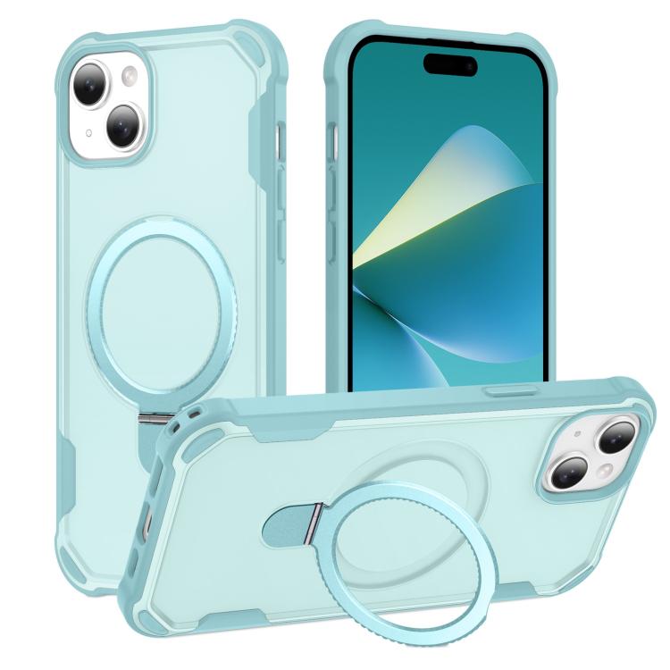 Yingcai Gears MagSafe Holder Shockproof Phone Case, For iPhone 16, For iPhone 15 Pro Max, For iPhone 15 Pro, For iPhone 15 Plus