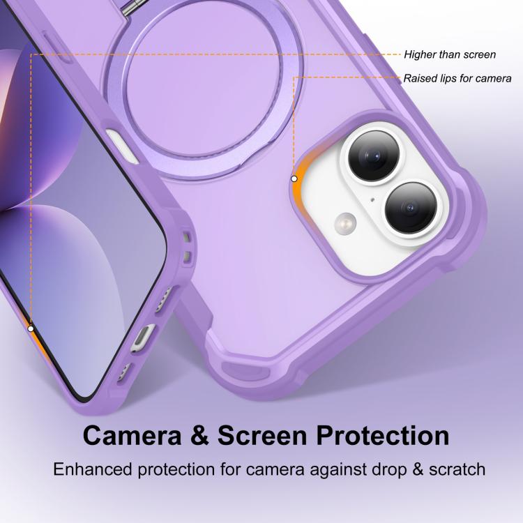 Yingcai Gears MagSafe Holder Shockproof Phone Case, For iPhone 16, For iPhone 15 Pro Max, For iPhone 15 Pro, For iPhone 15 Plus