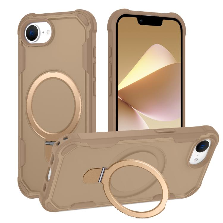 Yingcai Gears MagSafe Holder Shockproof Phone Case, For iPhone 16e, For iPhone 16 Pro Max, For iPhone 16 Pro, For iPhone 16 Plus