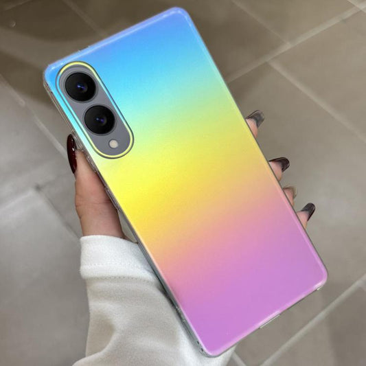 Frosted Color-plated Gradient  Phone Case, For Samsung Galaxy S25 Edge 5G, For Samsung Galaxy S25 5G, For Samsung Galaxy S25+ 5G, For Samsung Galaxy S25 Ultra 5G, For Samsung Galaxy S24 FE 5G, For Samsung Galaxy S24 Ultra 5G, For Samsung Galaxy S24+ 5G...