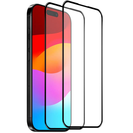 2pcs NORTHJO A++ 0.3mm Screen Full Glue Silk Printing Tempered Glass Film, For iPhone 17 Pro Max, For iPhone 17 Pro, For iPhone 17, For iPhone 17 Air