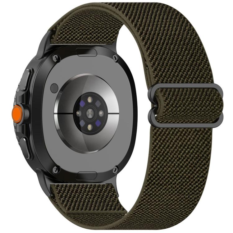 Ethnic Style Elastic Nylon Braided Watch Band, For Samsung Galaxy Watch 8 40 / 44mm